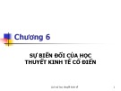 Bài giảng Lịch sử các học thuyết kinh tế: Chương 6 - ĐH  Kinh tế