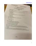 Đề thi kết thúc học kỳ I năm học 2018-2019 môn Kinh tế lượng - ĐH Kinh tế