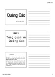 Bài giảng Quảng cáo - ThS. Trần Thị Ý Nhi