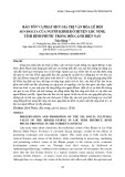 Bảo tồn và phát huy giá trị văn hóa lễ hội Sen Dolta của người Khmer ở huyện Lộc Ninh, tỉnh Bình Phước trong bối cảnh hiện nay