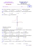 Đề thi thử tốt nghiệp THPT môn Toán năm 2020-2021 có đáp án - Trường THPT Yên Dũng số 2 (Lần 1)