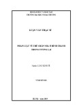 Luận văn Thạc sĩ Luật kinh tế: Pháp luật về thế chấp nhà ở hình thành trong tương lai