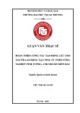 Luận văn Thạc sĩ Quản trị kinh doanh: Hoàn thiện công tác tạo động lực cho người lao động tại Công Ty TNHH Công Nghiệp Vĩnh Tường- Chi nhánh Miền Bắc