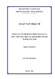 Luận văn Thạc sĩ Luật kinh tế: Pháp luật về chế độ bảo hiểm thai sản và thực tiễn thực hiện tại thành phố Uông Bí, tỉnh Quảng Ninh