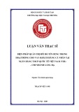 Luận văn Thạc sĩ Tài chính ngân hàng: Biện pháp quản trị rủi ro tín dụng trong hoạt động cho vay khách hàng cá nhân tại Ngân hàng TMCP Quốc Tế Việt Nam – Chi nhánh Láng Hạ