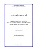 Luận văn Thạc sĩ Luật kinh tế: Pháp luật về Quản lý nguồn thu theo Quỹ Bảo hiểm xã hội và thực tiễn áp dụng tại Bảo hiểm xã hội tỉnh Quảng Ninh