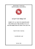 Luận văn Thạc sĩ Tài chính ngân hàng: Nghiên cứu các nhân tố ảnh hưởng đến hoạt động quản trị lợi nhuận của các doanh nghiệp niêm yết trên TTCK Việt Nam