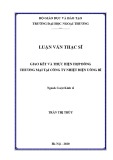 Luận văn Thạc sĩ Luật kinh tế: Giao kết và thực hiện hợp đồng tại Công ty Nhiệt điện Uông Bí