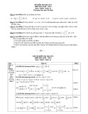 Đề thi học kì 1 môn Toán 11 năm 2020-2021 có đáp án - Trường THPT Lương Văn Can