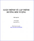 Giáo trình Lập trình hướng đối tượng - Vũ Thanh Hiền