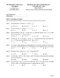 Đề khảo sát chất lượng học kì 1 môn Toán lớp 11 năm học 2017-2018 – Sở Giáo dục và Đào tạo Nam Định (Đề chính thức)