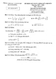 Đề thi khảo sát giữa học kì 1 môn Toán lớp 9 năm học 2019-2020 – Phòng Giáo dục và Đào tạo Hà Đông (Đề chính thức)