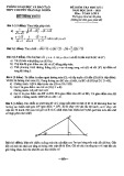 Đề kiểm tra học kì 1 môn Toán lớp 9 năm học 2019-2020 – Trường THPT Chuyên Đại Nghĩa (Đề chính thức)