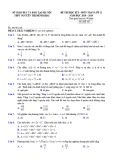Đề thi học kì 1 môn Toán lớp 11 năm học 2018-2019 – Trường THPT Nguyễn Thị Minh Khai (Mã đề 485)