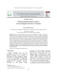 FDI and employment creation in the enterprise sector in Vietnam