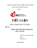 Tiểu luận môn Marketing căn bản: Chiến lược hỗn hợp marketing của E-coffee