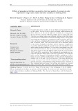 Effects of phosphorus fertilizer on growth, yield and quality of coconut at early reproductive stage under saline intrusion condition in Mekong Delta