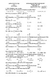 Đề thi học kì 1 môn Toán lớp 9 năm 2020-2021 - Phòng GD&ĐT huyện Ân Thi