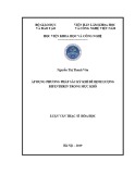 Luận văn Thạc sĩ Hóa học: Nghiên cứu và xây dựng quy trình xác định bifenthrin trong mực khô bằng phương pháp sắc kí khí