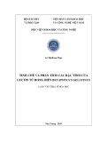 Luận văn Thạc sĩ Sinh học: Tinh chế và phân tích các đặc tính của lectin từ rong biển Betaphycus gelatinus