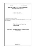 Summary of doctoral thesis in Environmental engineering: Inhibitory effect of Eupatorium fortunei Turcz. extracts on the growth of a toxic cyanobacterial species Microcystis aeruginosa Kutzing in fresh waterbodies