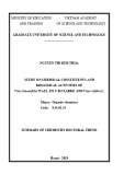 Summary of Chemistry doctoral thesis: Study on chemical constituents and biological activities of Vitex limonifolia Wall. Ex C.B.Clarke and Vitex trifolia L.