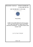 Luận văn Thạc sĩ Sinh học: Nghiên cứu đặc điểm nhiễm giun lươn (strongyloides) ở các đối tượng khám và điều trị tại Viện Sốt rét - Ký sinh trùng - Côn trùng Trung ương năm 2017-2018