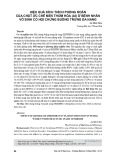 Hiệu quả kích thích phóng noãn của chất ức chế men thơm hóa (AI) ở bệnh nhân vô sinh có hội chứng buồng trứng đa nang