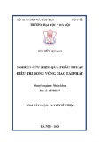 Tóm tắt luận án Tiến sĩ Y học: Nghiên cứu hiệu quả phẫu thuật điều trị bong võng mạc tái phát