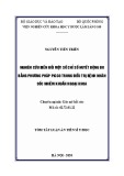 Tóm tắt Luận án Tiến sĩ Y học: Nghiên cứu biến đổi một số chỉ số huyết động đo bằng phương pháp PiCCO trong điều trị bệnh nhân sốc nhiễm khuẩn ngoại khoa