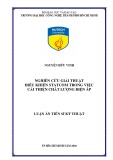 Luận án Tiến sĩ Kỹ thuật: Nghiên cứu giải thuật điều khiển STATCOM trong việc cải thiện chất lượng điện áp