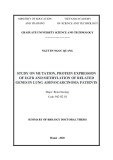 Summary of Biology doctoral thesis: Study on mutations, expression of EGFR and methylation of related genes in lung adenocarcinoma patients