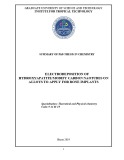 Summary of Chemistry doctoral thesis: Electrodeposition of hydroxyapatite/modify carbon nanotubes coating on alloys to apply for bone implants