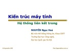 Bài giảng Kiến trúc máy tính: Hệ thống liên kết trong - Nguyễn Ngọc Hóa