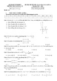 Đề thi KSCĐ môn Toán 10 năm 2019-2020 có đáp án - Trường THPT Ngô Gia Tự (Lần 2)