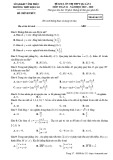 Đề KSCL ôn thi THPT Quốc gia môn Toán 11 năm 2019-2020 có đáp án - Trường THPT Đội Cấn (Lần 1)