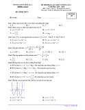 Đề thi KSCL môn Toán 12 năm 2019-2020 có đáp án - Trường THPT Tĩnh Gia 4 (Lần 1)