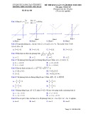 Đề thi KSCL môn Toán 10 năm 2019-2020 có đáp án - Trường THPT Nguyễn Viết Xuân (Lần 3)