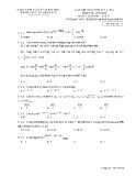 Đề thi KSCL môn Toán 11 năm 2019-2020 có đáp án - Trường THPT Lý Thường Kiệt (Lần 2)