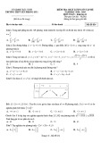 Đề kiểm tra hè môn Toán 11 năm 2018-2019 có đáp án - Trường THPT Yên Phong số 1