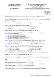 Đề KSCL ôn thi THPT Quốc gia môn Toán 10 năm 2019-2020 có đáp án - Trường THPT Đội Cấn (Lần 1)