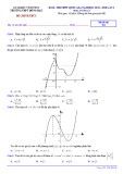 Đề KSCL ôn thi THPT Quốc gia môn Toán 12 năm 2019-2020 có đáp án - Trường THPT Đồng Đậu (Lần 2)