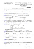 Đề thi KSCL môn Toán 10 năm 2019-2020 có đáp án - Trường THPT Yên Lạc 2 (Lần 2)