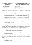 Đề thi chọn đội tuyển HSG dự thi quốc gia môn Toán 12 năm 2020-2021 - Sở GD&ĐT Lâm Đồng