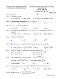 Đề thi KSCL cuối năm môn Toán 10 năm 2019-2020 - Trường THPT chuyên Biên Hòa