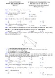 Đề thi KSCL môn Toán 11 năm 2019-2020 có đáp án - Trường THPT Nguyễn Thị Giang (Lần 1)
