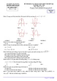 Đề KSCL ôn thi THPT Quốc gia môn Toán 12 năm 2019-2020 - Trường THPT Lê Lợi
