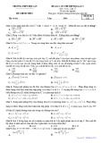Đề KSCL ôn thi THPT Quốc gia môn Toán 11 năm 2019-2020 có đáp án - Trường THPT Đội Cấn (Lần 2)