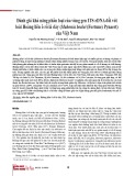 Đánh giá khả năng phân loại của vùng gen ITS-rDNA đối với loài Hoàng liên ô rô lá dày (Mahonia bealei (Fortune) Pynaert) của Việt Nam