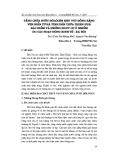 Tầng chứa nước Hôlôcen khu vực đồng bằng ven biển từ Hà Tĩnh đến Thừa Thiên Huế; Đặc điểm và những nguy cơ ô nhiễm do các hoạt động kinh tế - xã hội